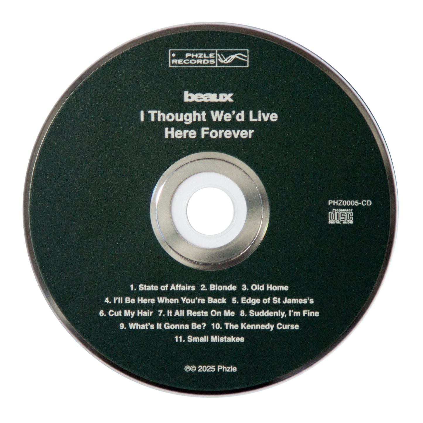 I Thought We'd Live Here Forever (Signed CD)