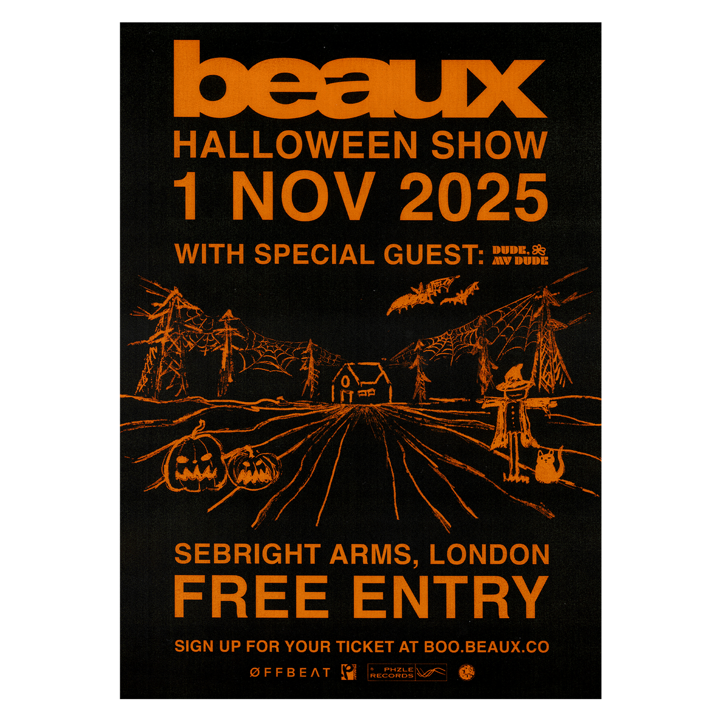 Limited Edition Halloween Show (Signed A3 Poster)