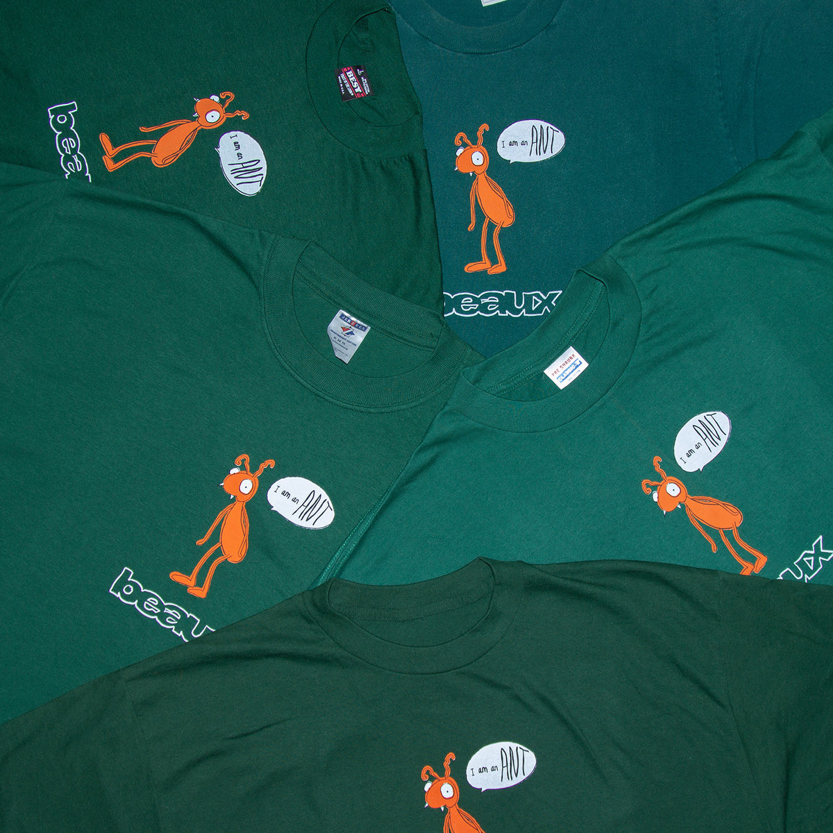 beaux Vintage T-Shirt - Forest Green